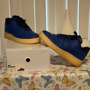 Blue men’s 8 Air Force One Nike By You.